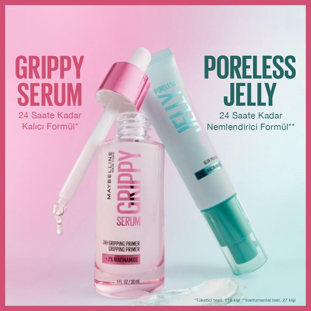 MAYBELLINE MAYBELLINE Maybelline New York Grippy Cilde Makyajı Sabitleyen Serum Makyaj Bazı 1 of 7