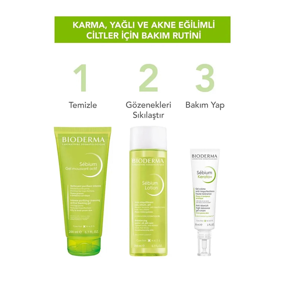  undefined BIODERMA Bioderma Sebium Lotion Gözenek Sıkılaştırıcı Tonik 200 ml  1 of 6 