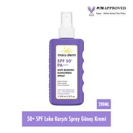 Maruderm Sun Nemlendirici Güneş Koruyucu Sprey SPF30+ 200 ml