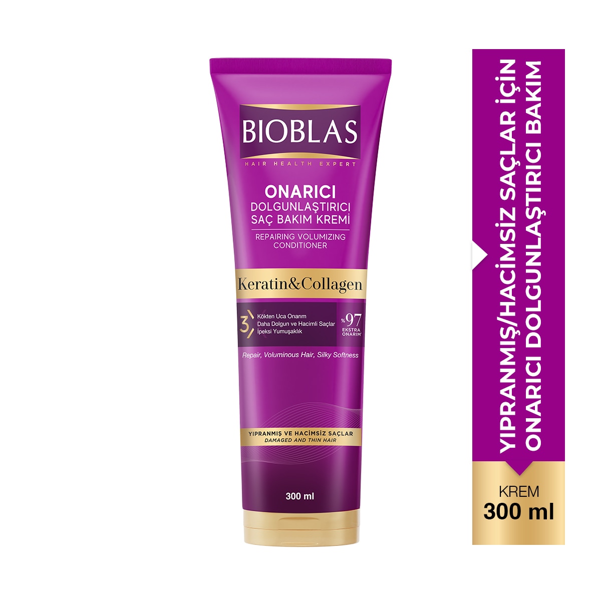 BIOBLAS BIOBLAS BIOBLAS SAÇ KREMİ KOLAJEN&KERATİN 300ML 1 of 7