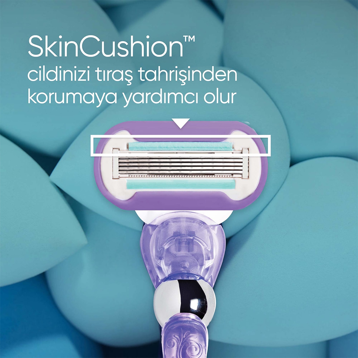  GILLETTE VENUS GILLETTE VENUS Gillette Venus Extra Smooth Swirl Tıraş Makinesi + Yedek Başlık  1 of 9 
