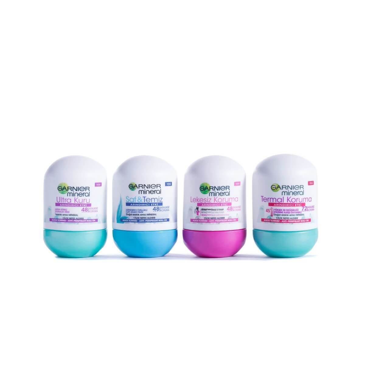  GARNIER GARNIER Garnier Mineral Saf ve Temiz Roll-On Deodorant  1 of 8 