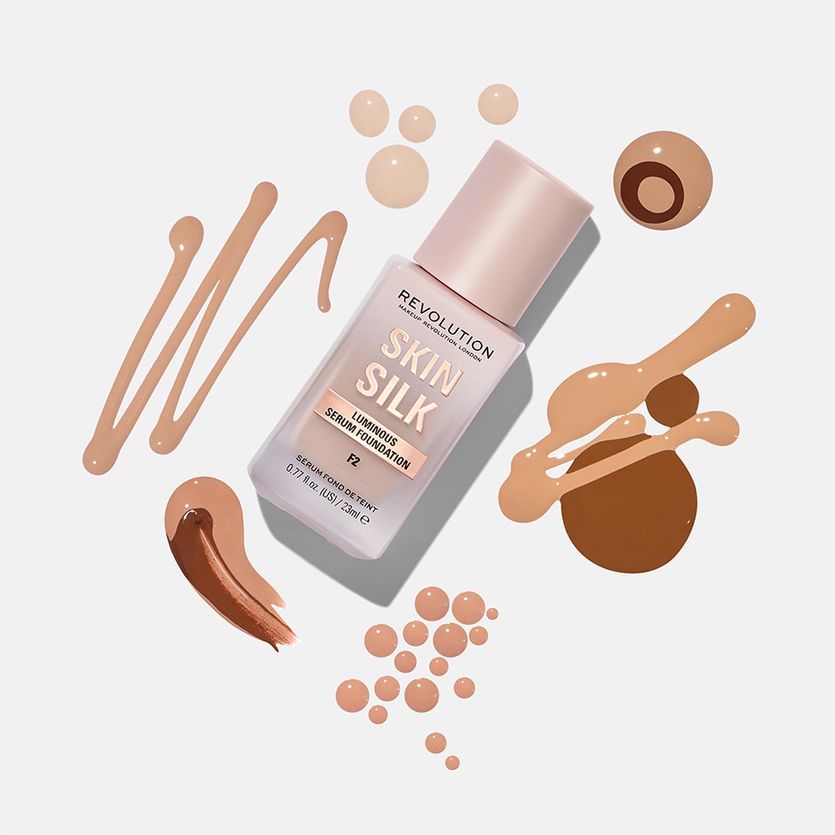  REVOLUTION REVOLUTION Revolution Skin Silk Serum Fondöten F1  1 of 7 