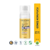  CELENES CELENES SUN Celenes Dry Touch Mat Yüz Güneş Koruyucu Losyon SPF50+ PA++++ 50 ml 