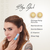 Bilge Öztürk Işıltılı Dudak Balmı Şeffaf Spf20 5G