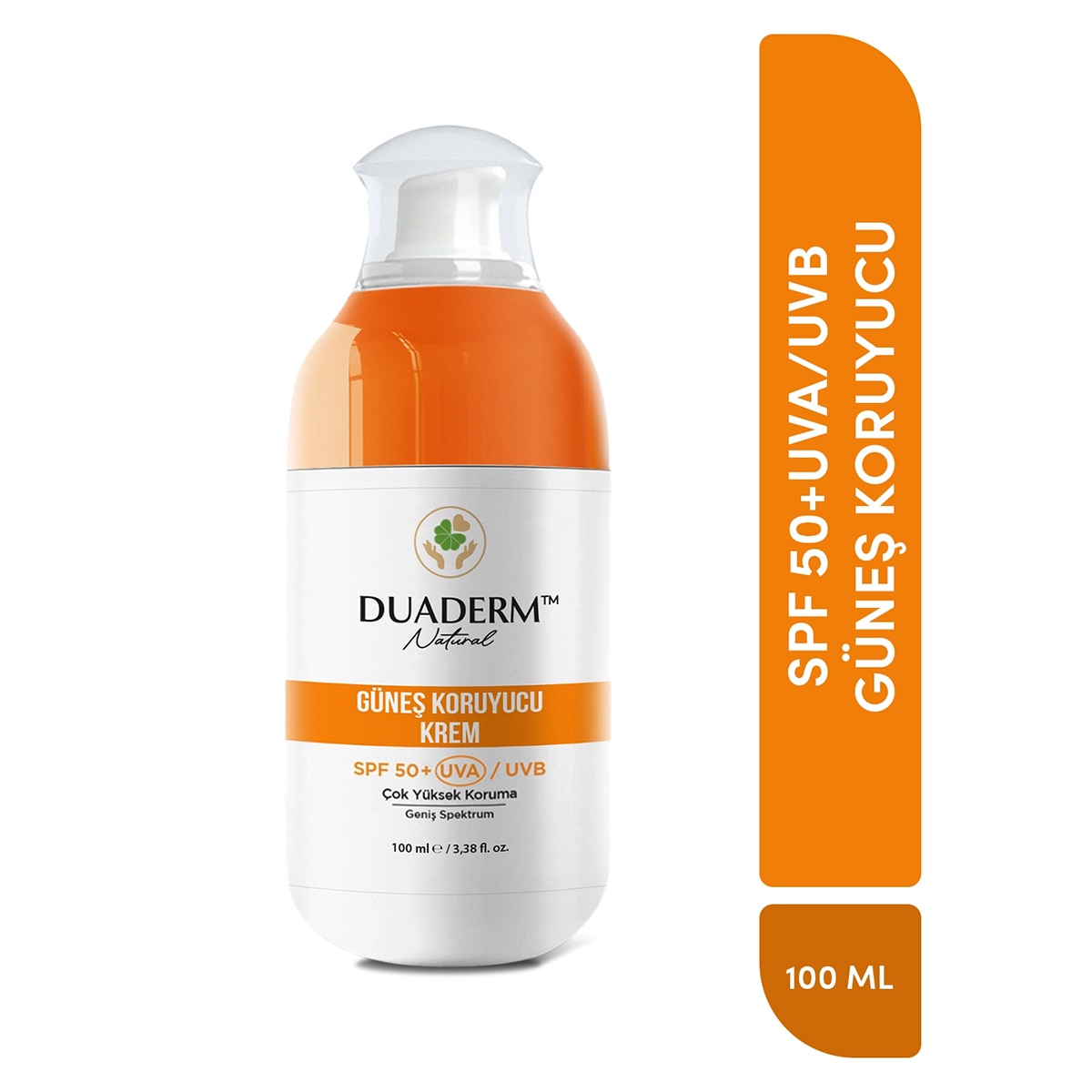 DUADERM DUADERM Duaderm Natural Yüz&Vücut Güneş Kremi SPF50 100 ml 1 of 1