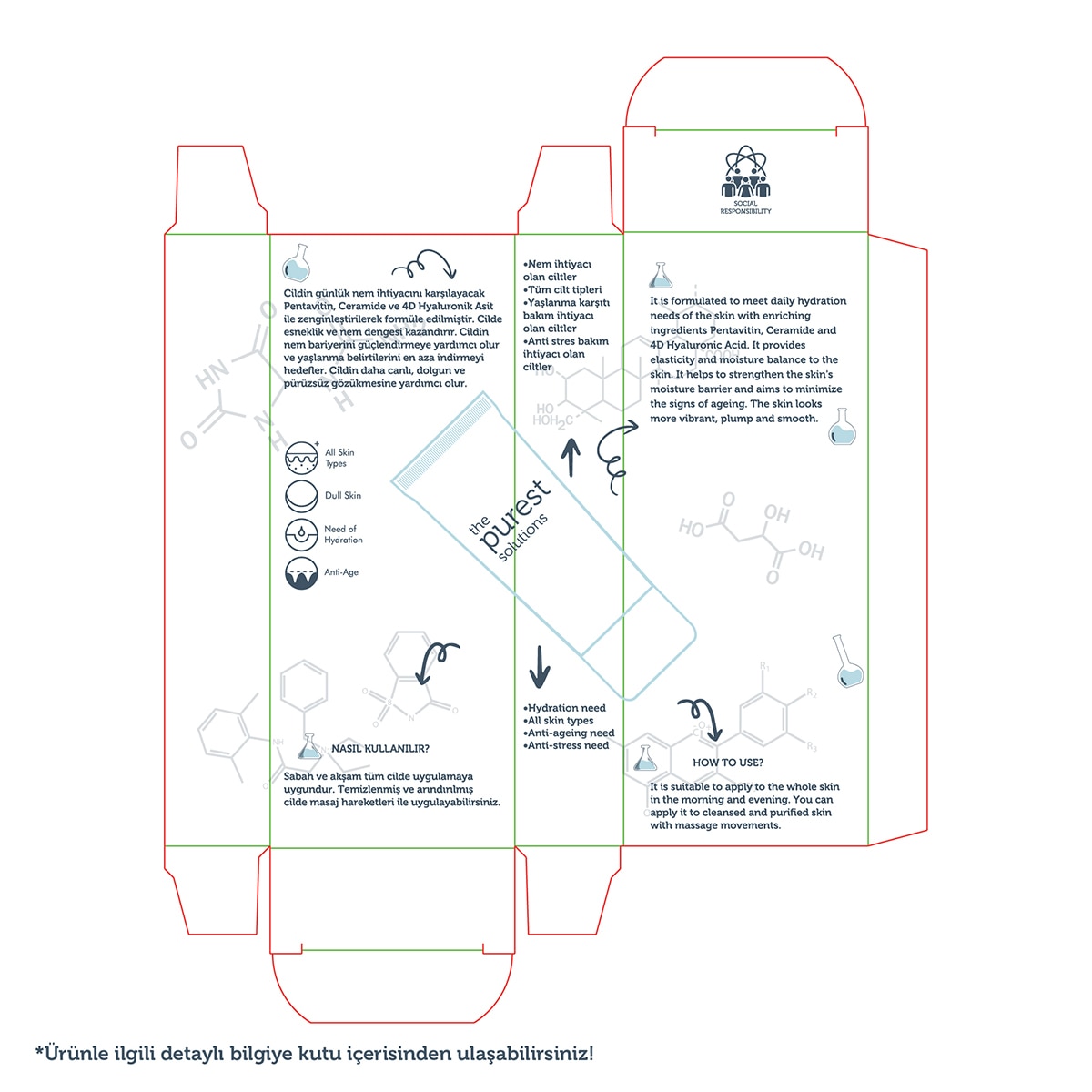 undefined THE PUREST SOLUTIONS The Purest Solutions Günlük Nemlendirici Bakım Kremi 50 ml 1 of 6