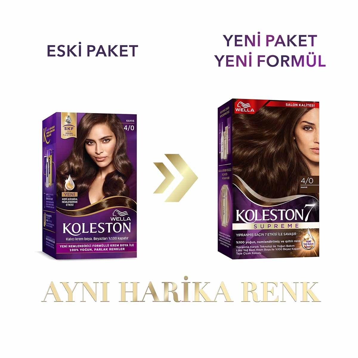  KOLESTON KOLESTON Wella Koleston Kit Saç Boyası Kahve 4/0  1 of 13 