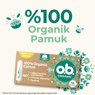 Ob Organik Tampon Normal 16 Adet