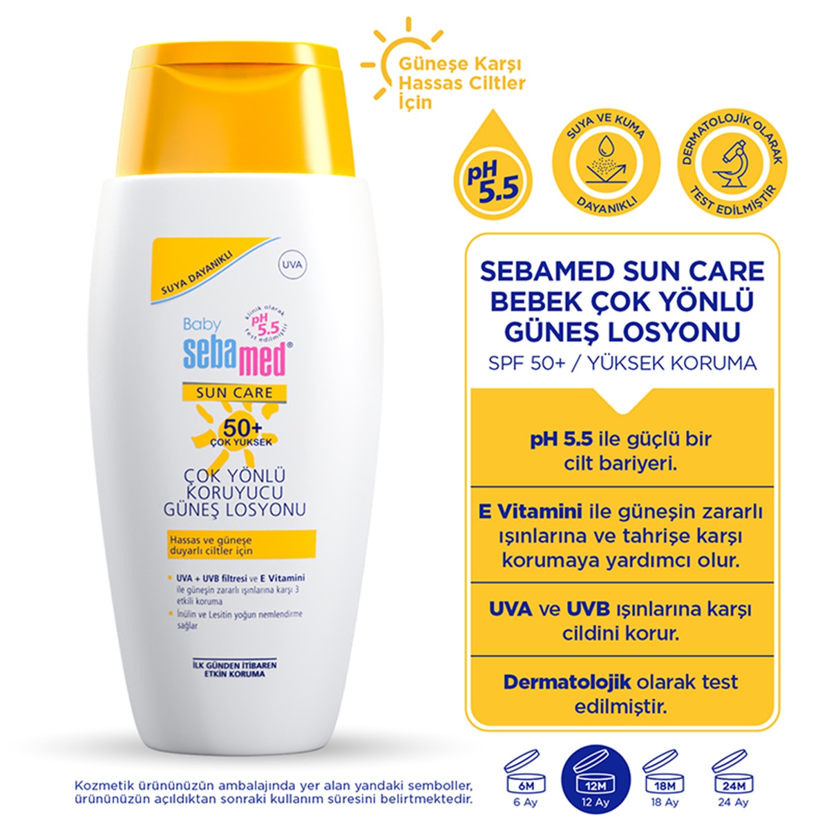  SEBAMED SEBAMED SUN Sebamed Baby Sun Bebek Güneş Losyonu Spf50+ 150 ml  1 of 4 