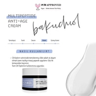  SKIN401 SKIN401 Skin401 Multipeptit Bakuchiol (Vegan Retinol) Yaşlanma ve Kırışıklık Karşıtı Krem 50 ml  1 of 4 