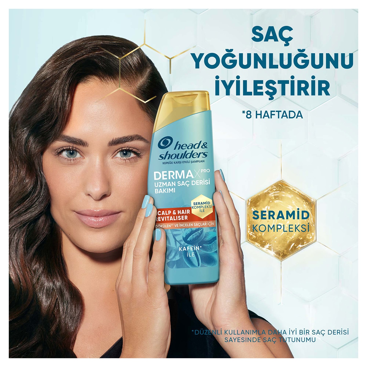  HEAD&SHOULDERS HEAD&SHOULDERS Head&Shoulders DermaXPRO Scalp&Hair Revitaliser Dökülme ve Kepek Karşıtı Şampuan Kafein ve Seramid 300 ml  1 of 5 