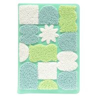 Mynote A5 Çiçek Nakışlı Defter Mavi 80 Yaprak