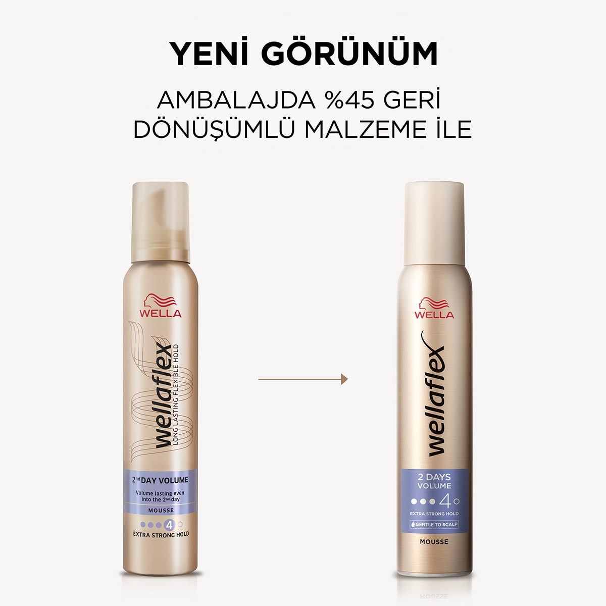 WELLA WELLA WELLAFLEX 2DAYS VOLUME KÖPÜK EXTRA GÜÇLÜ 200ML 1 of 7