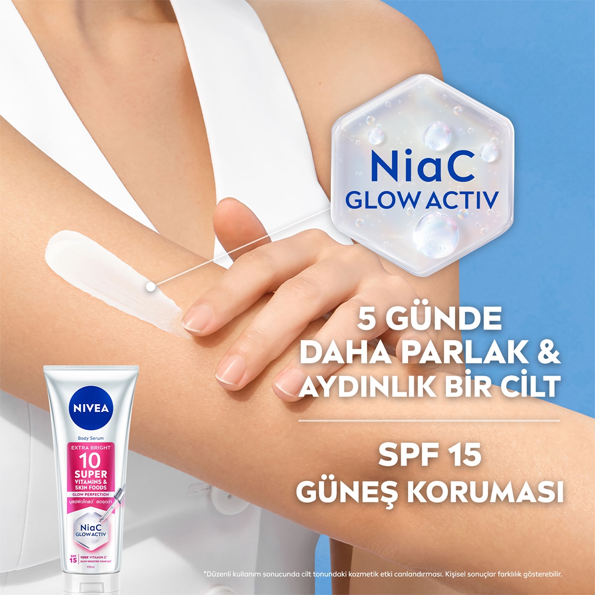 undefined NIVEA BODY Nivea SPF15 Super10 Serum Etkili Aydınlatıcı ve Nemlendirici Vücut Losyonu 170 ml 1 of 7