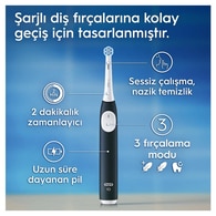 Oral-B iO 2 Şarjlı Diş Fırçası Seti 2'li Gece Siyahı / Yeşil