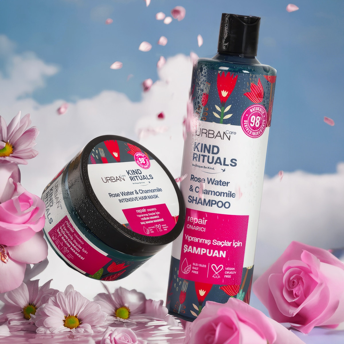  URBAN CARE EXC. URBAN CARE EXC. Urban Care Kind Rituals Şampuan Rose Water 400 ml  1 of 7 