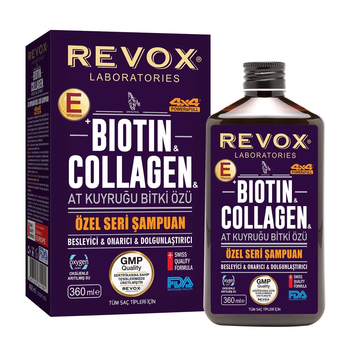 REVOX REVOX Revox At Kuyruğu Biotin Collagen Şampuan 360 ml 1 of 1 Revox At Kuyruğu Biotin Collagen Şampuan 360 ml