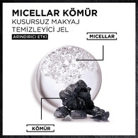Garnier Micellar Kömür Kusursuz Makyaj Temizleme Jeli 400 ml