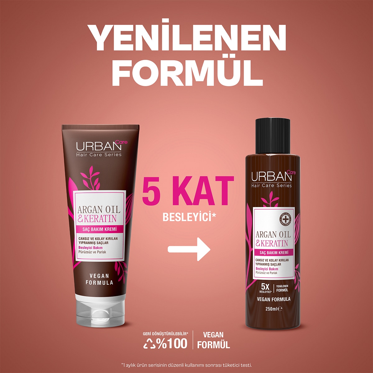  URBAN CARE URBAN CARE Urban Care Argan Yağı & Keratin Besleyici ve Kırılma Karşıtı Saç Bakım Kremi 250 ml  1 of 6 
