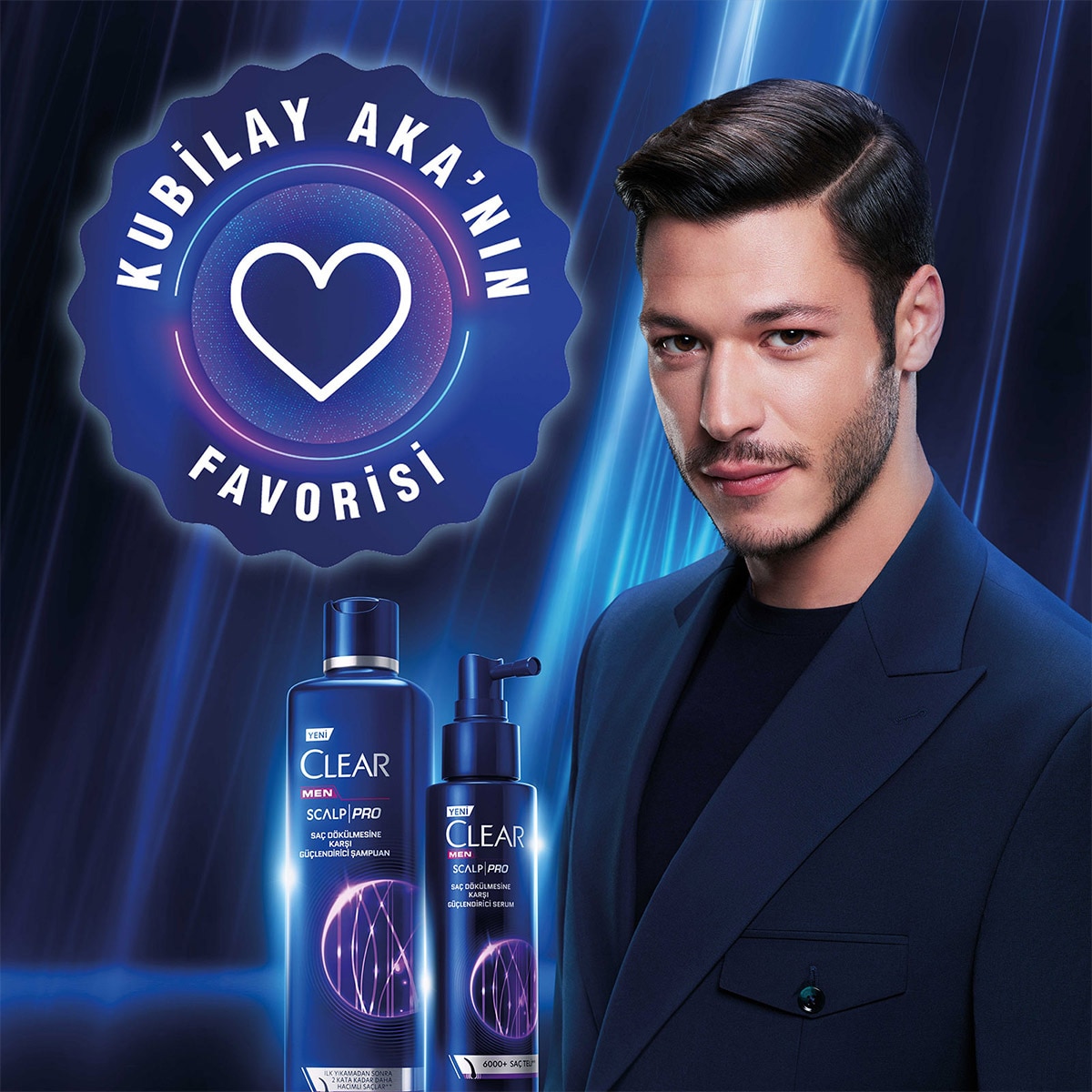  CLEAR CLEAR Clear Men Scalp Pro Saç Dökülmesine Karşı Güçlendirici Şampuan 300 ml  1 of 9 