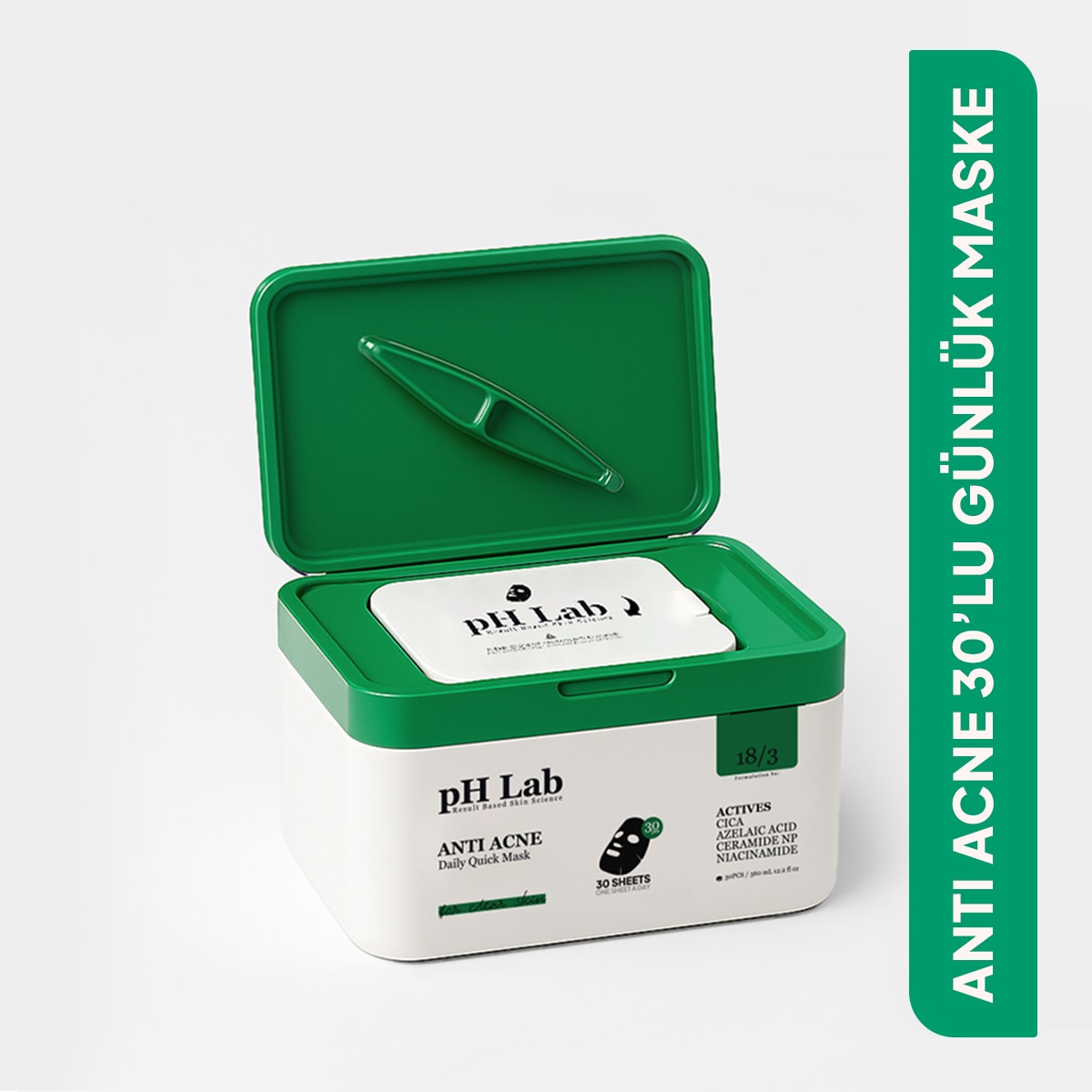 undefined PH LAB PHLAB ANTI ACNE 30?LU MASKE 360 ML 1 of 1 PHLAB ANTI ACNE 30?LU MASKE 360 ML