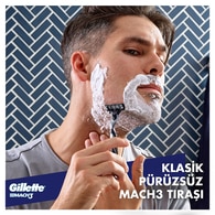 Gillette Mach3 Bıçak + 2 Yedek Başlık