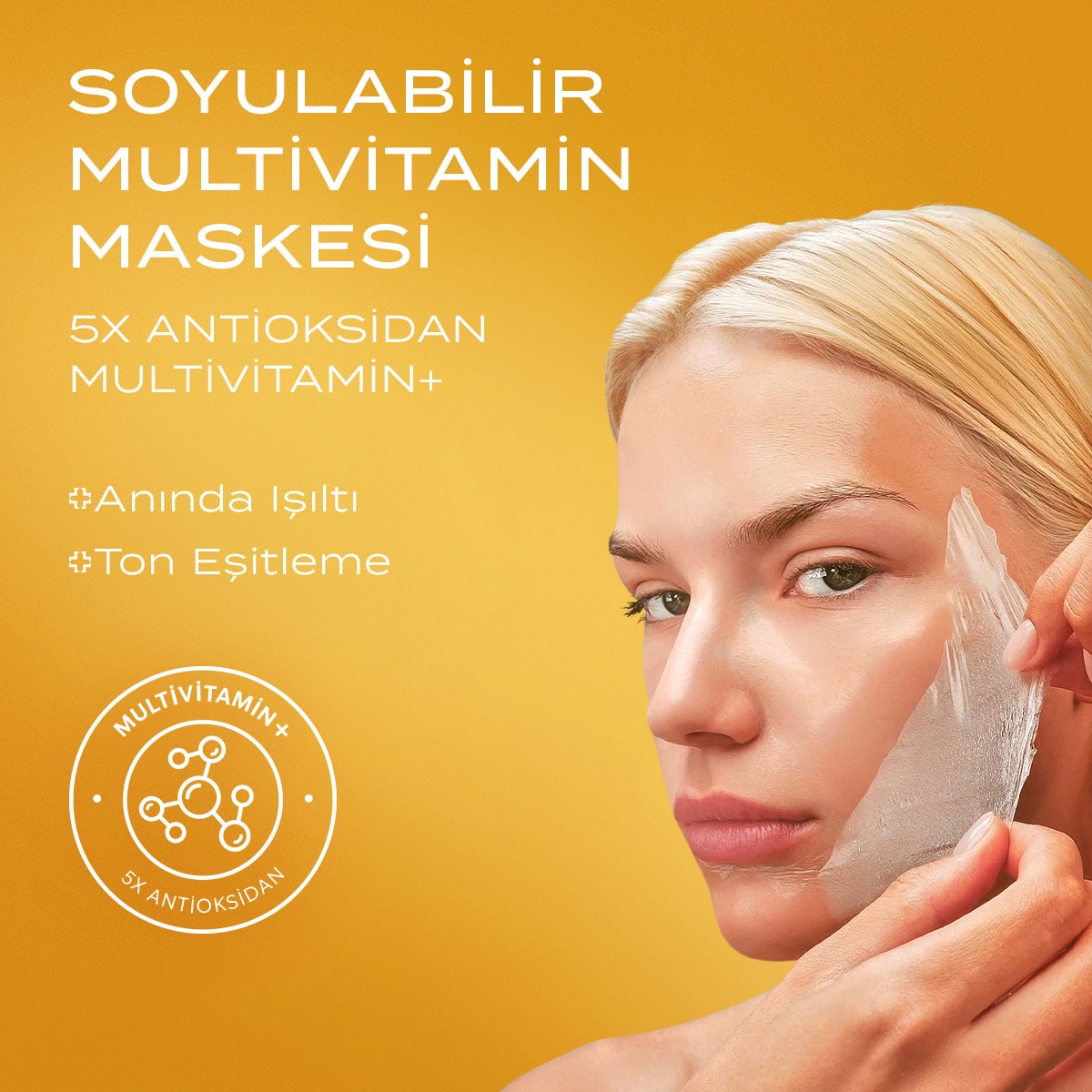  Acqua Perfection ACQUA PERFECTION Acqua Perfection Multi Vitamin C B5 B3 Cilt Aydınlatıcı ve Leke Karşıtı Soyulabilir Yüz Maskesi 70 ml  1 of 6 