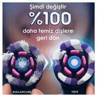Oral-B iO Radiant White Şarjlı Diş Fırçası Yedek Başlık Beyaz 4 adet