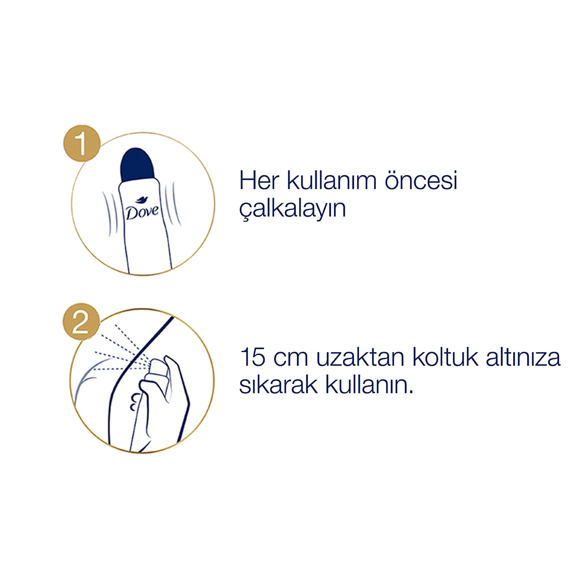 DOVE DOVE Dove Kadın Sprey Deodorant 1/4 Nemlendirici Krem Original Büyük Boy 200 ml 1 of 10