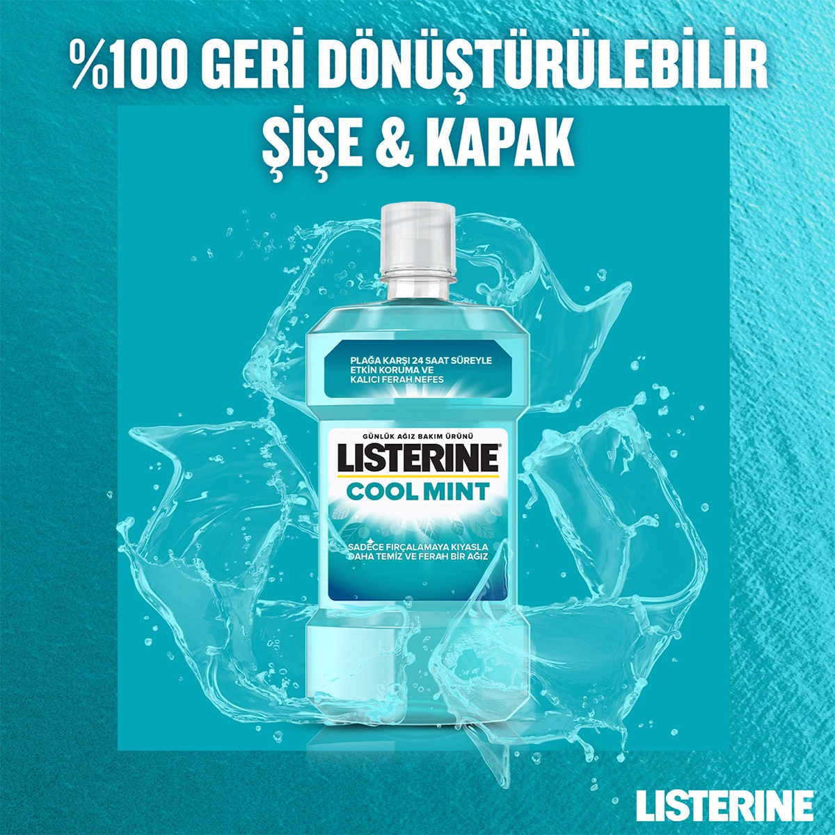  LISTERINE LISTERINE Listerine Cool Mint Ağız Suyu 250 ml  1 of 7 