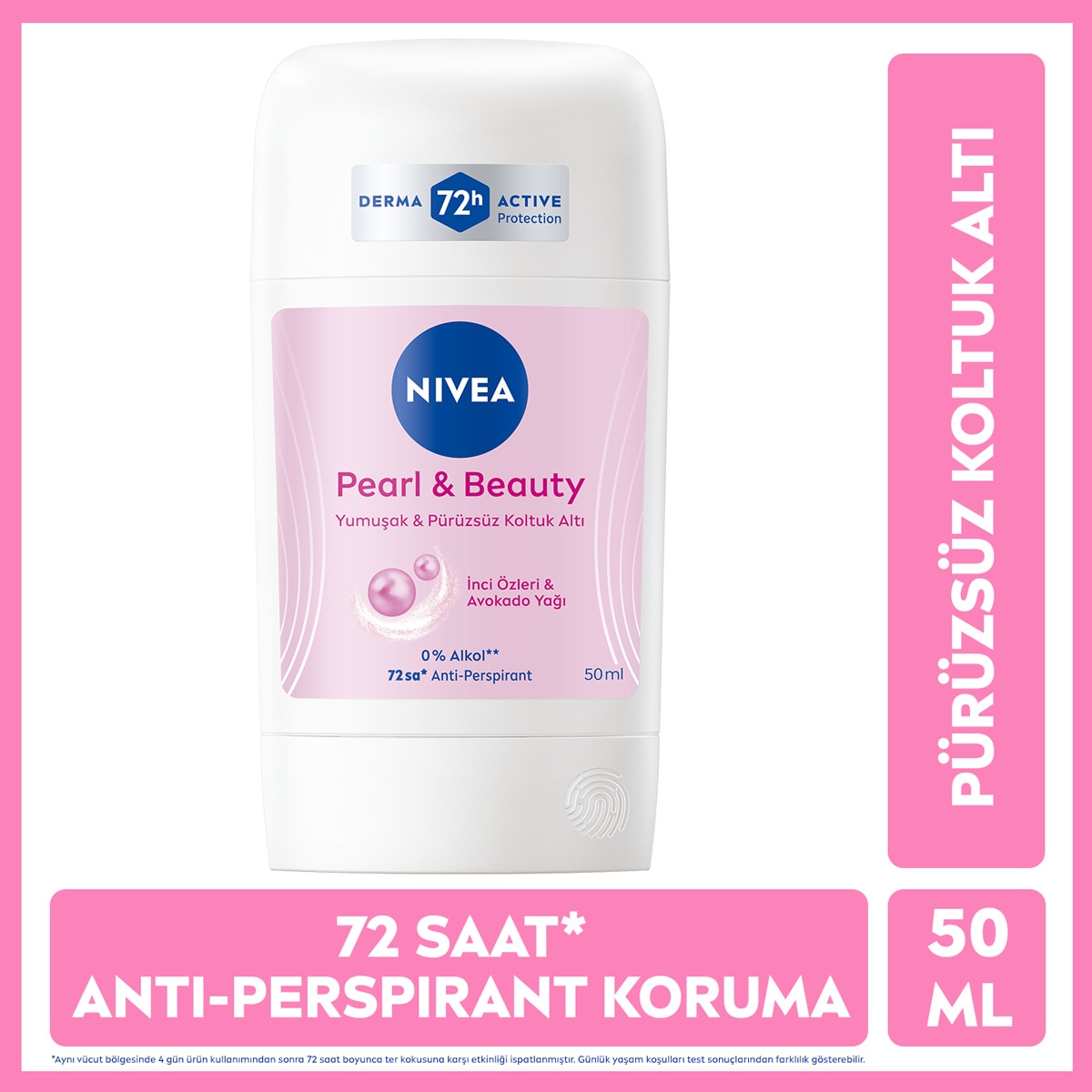  NIVEA DEO NIVEA DEO Nivea Kadın Stick Deodorant Pearl&Beauty 50 ml  1 of 1 Nivea Kadın Stick Deodorant Pearl&Beauty 50 ml