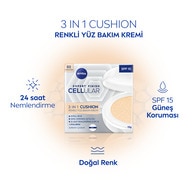 Nivea Cellular Expert Finish 3in1 Cushion Renkli Orta Ton Yüz Bakım Kremi 02 15 ml