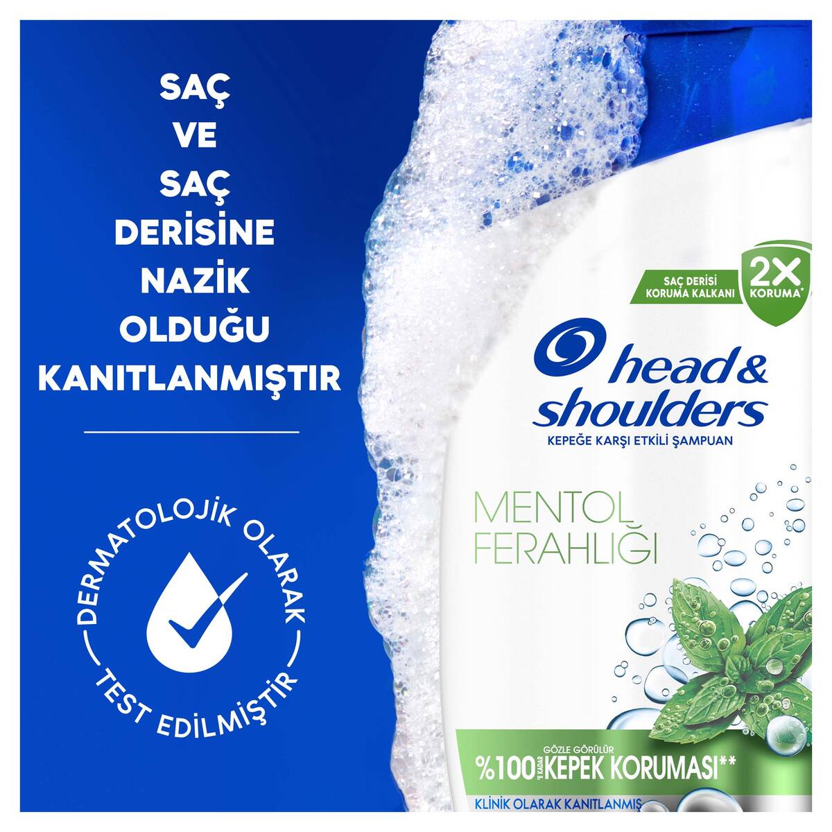  HEAD&SHOULDERS HEAD&SHOULDERS Head&Shoulders Mentol Ferahlığı Kepek Karşıtı Şampuan 250 ml  1 of 6 