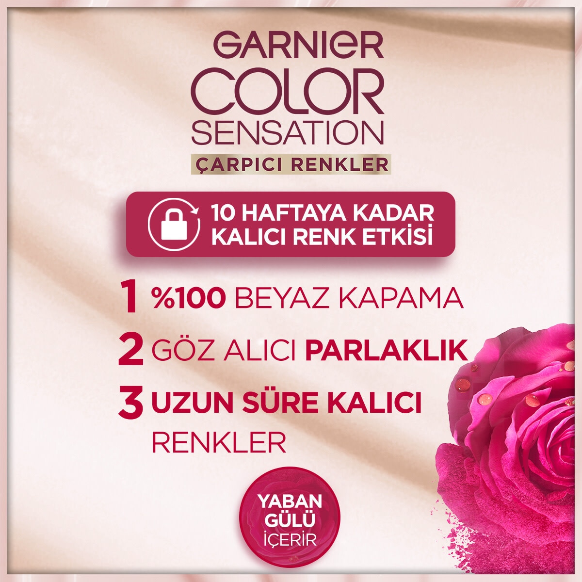  GARNIER GARNIER Garnier Çarpıcı Renkler Saç Boyası Parlak Lal Kızılı No: 5,62  1 of 8 