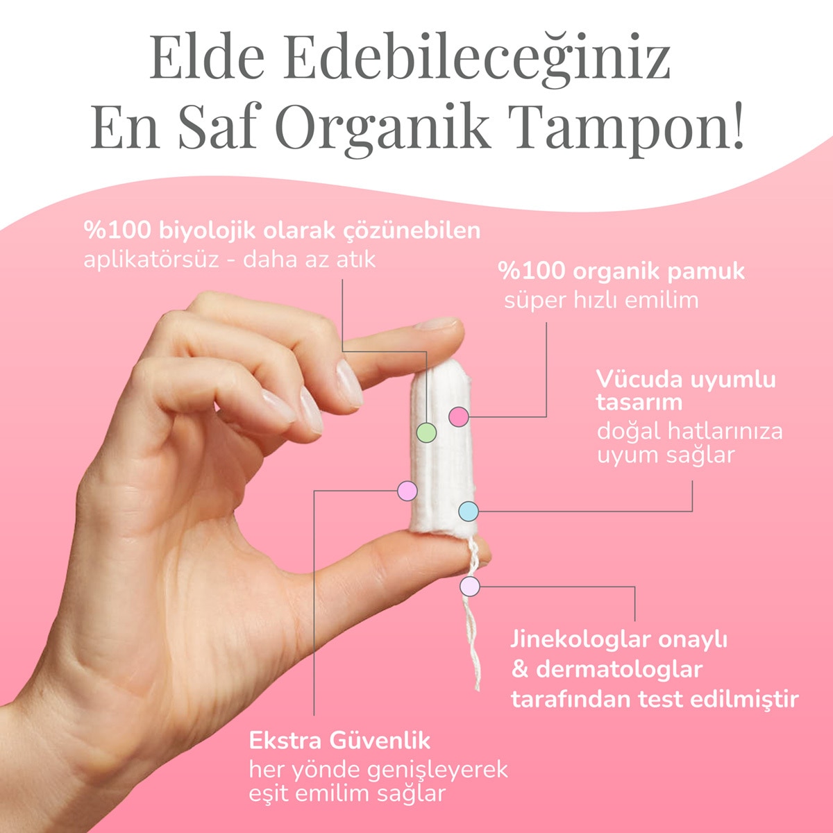  ENROUSH ENROUSH Enroush Organik Tampon Normal 16'lı  1 of 6 