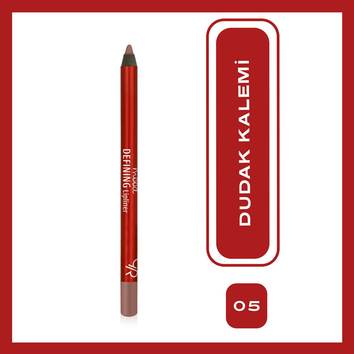  GOLDEN ROSE GOLDEN ROSE Golden Rose Mood Defining Dudak Kalemi No: 05 Chestnut  1 of 5 