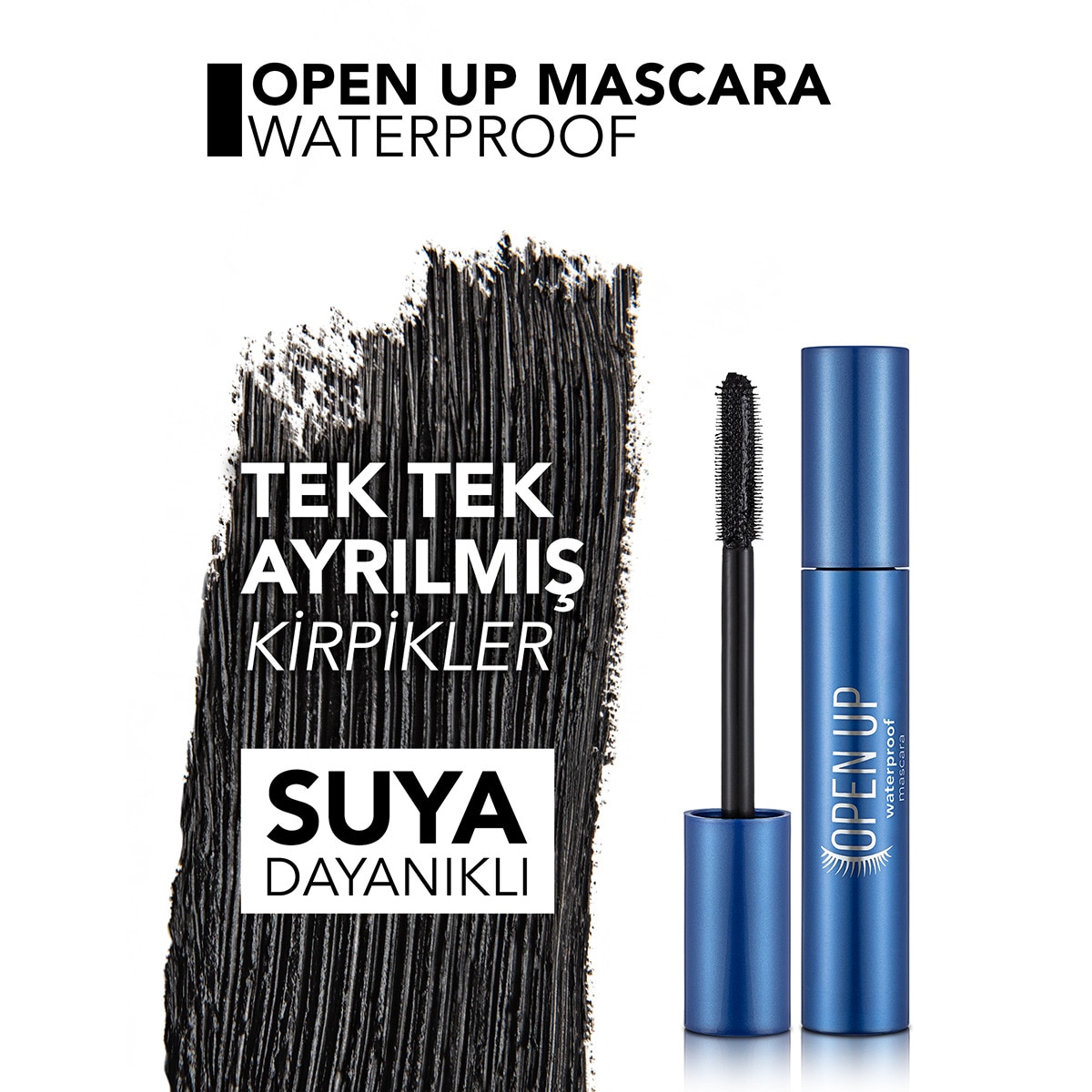  FLORMAR FLORMAR Flormar Open Up Waterproof Tek Tek Ayıran Maskara No: 002  1 of 5 