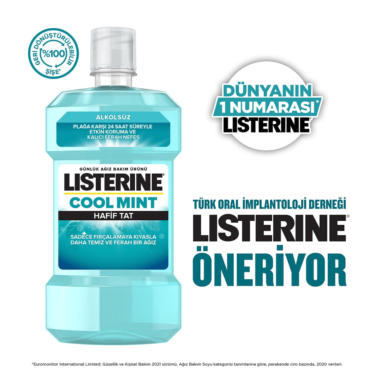  LISTERINE LISTERINE Listerine Cool Zero Ağız Suyu 250 ml  1 of 7 