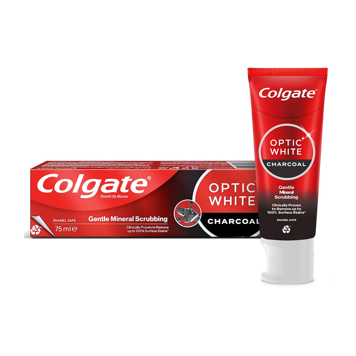  COLGATE COLGATE EXC. COLGATE OPTIC WHITE AKTİF KÖMÜR 75ML  1 of 9 