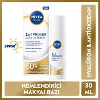Nivea Sun SPF50 2'si 1 Arada UV Koruma & Pürüzsüzlük Primer Serum 30 ml