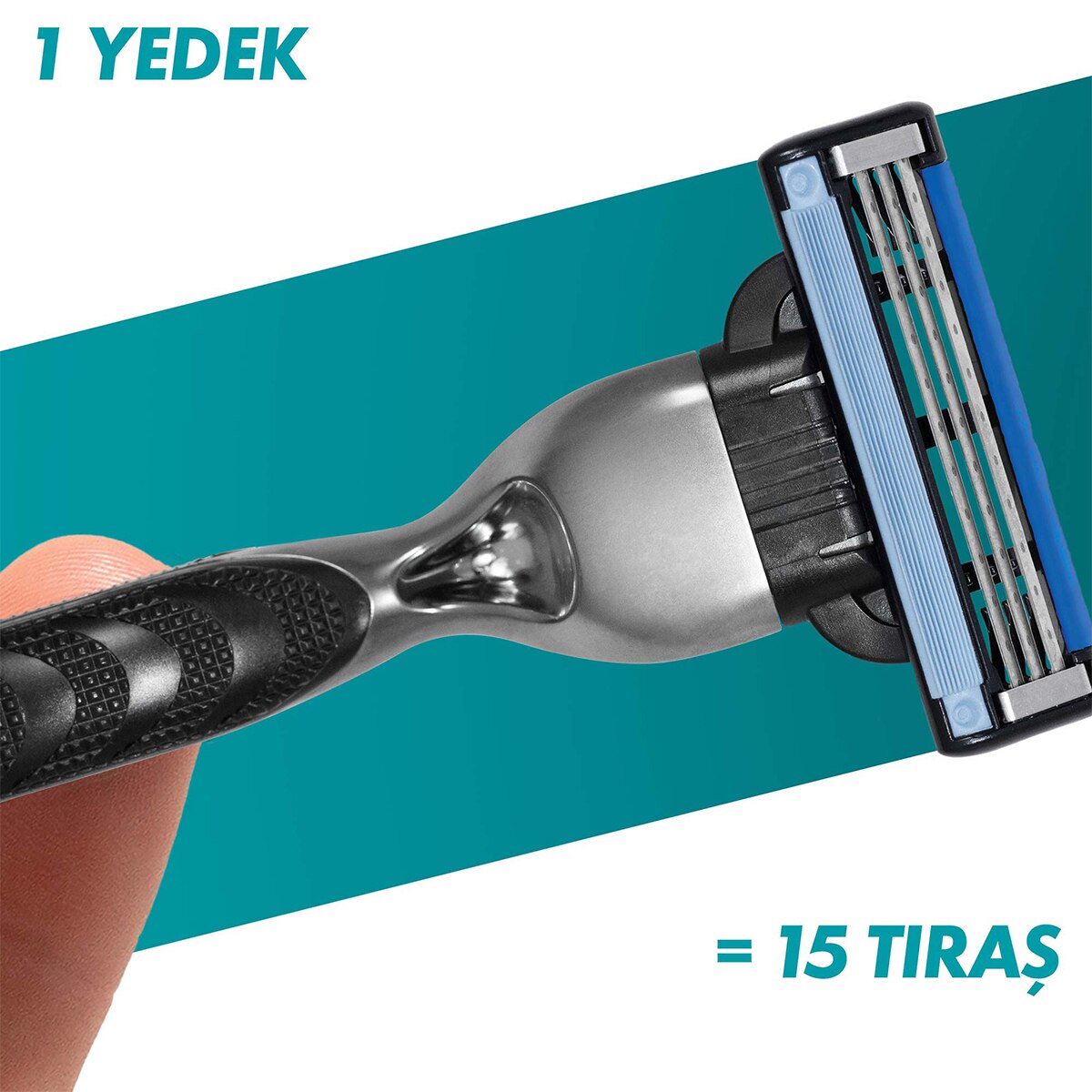 GILLETTE GILLETTE Gillette Mach3 Yedek Tıraş Bıçağı 4 Adet 1 of 11
