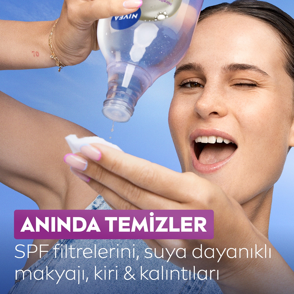  NIVEA VISAGE NIVEA VISAGE Nivea Luminous630 Skin Glow Parlaklık Etkili Serum İçerikli Micellar Makyaj Temizleme Suyu 400 ml  1 of 8 