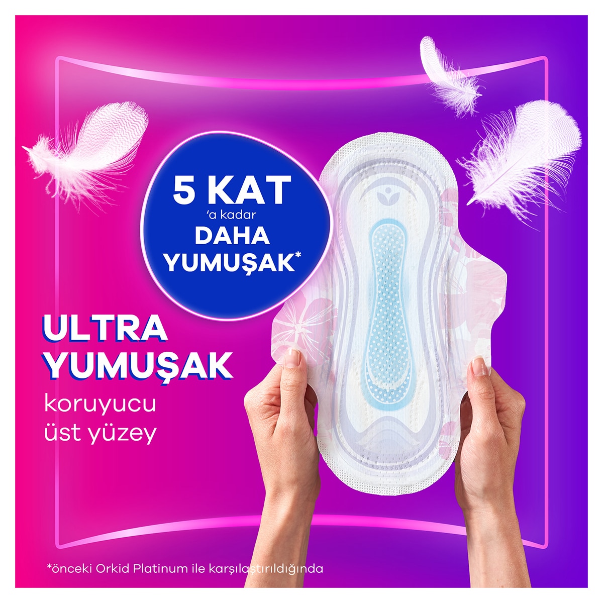 ORKID ORKID Orkid Platinum Dörtlü Hijyenik Ped Normal 24'lü 1 of 8