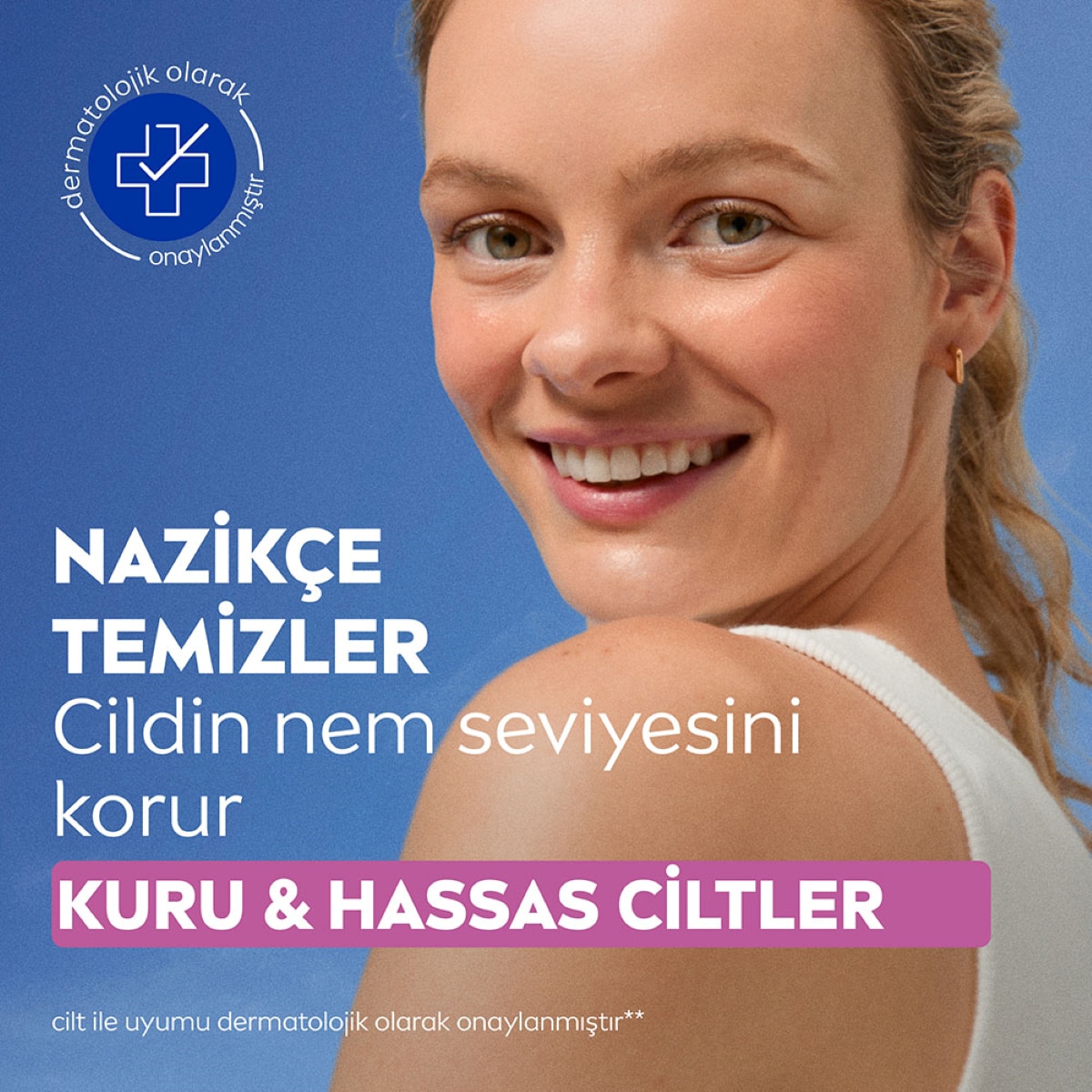  NIVEA VISAGE NIVEA VISAGE Nivea Yatıştırıcı Yüz Temizleme Köpüğü Kuru ve Hassas Cilt 150 ml  1 of 8 
