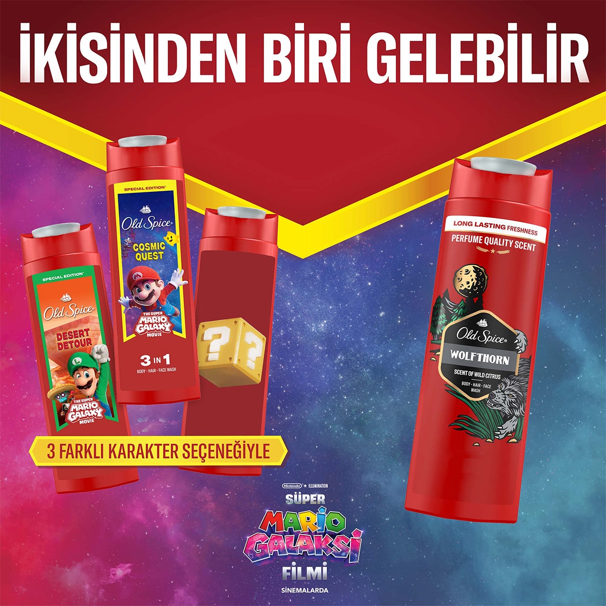 OLD SPICE Old Spice Wolfthorn Erkekler İçin Duş Jeli ve Şampuan