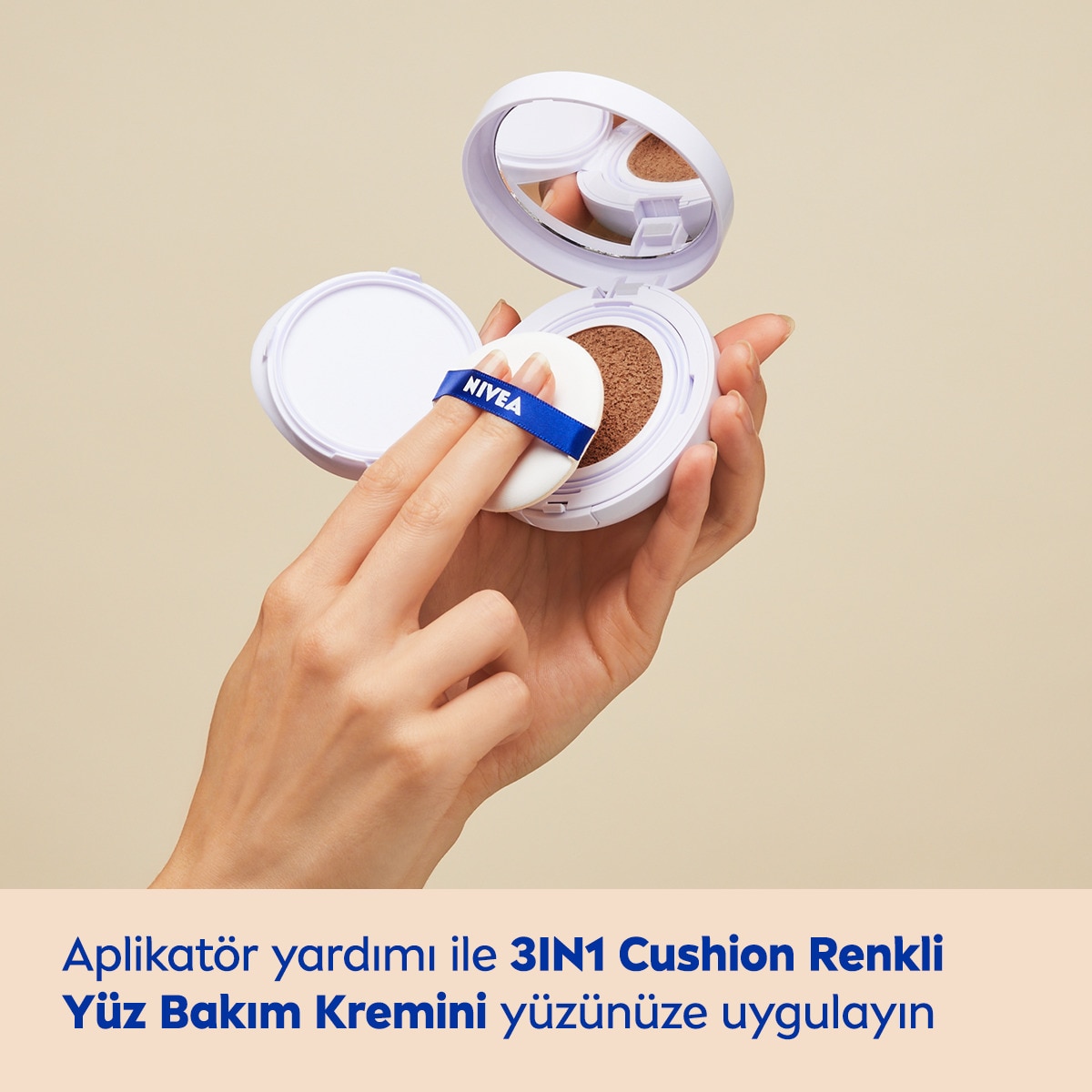 NIVEA VISAGE EXC. NIVEA VISAGE EXC. Nivea Cellular Expert Finish 3in1 Cushion Renkli Orta Ton Yüz Bakım Kremi 02 15 ml 1 of 9