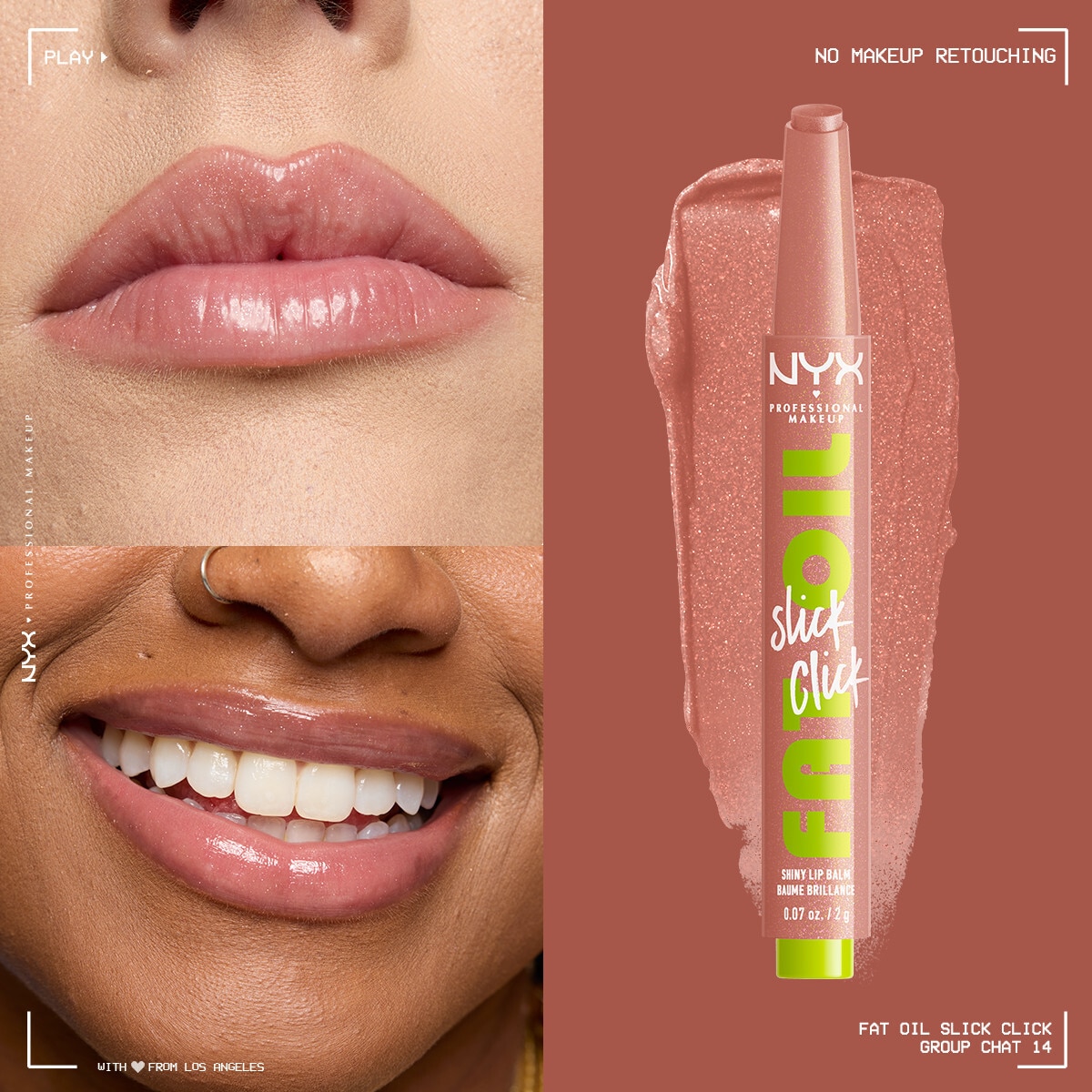  NYX NYX Nyx Professional Makeup Fat Oil Slick Click Parlatıcı Dudak Balmı 14 Group Chat  1 of 8 