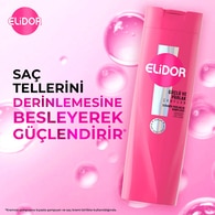 Elidor Superblend Saç Bakım Şampuanı Güçlü ve Parlak E Vitamini Makademya Yağı Kolajen 400 ml