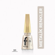  FLORMAR FLORMAR Flormar Star Shine Yoğun Pigmentli Metalik Oje No: 45 Luminous Gold 